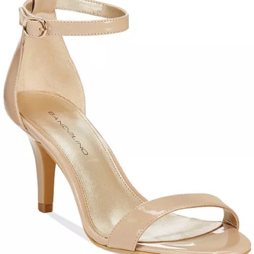 Madia Women's Open Toe Nude Dress Sandals Size 8.5 Brand New